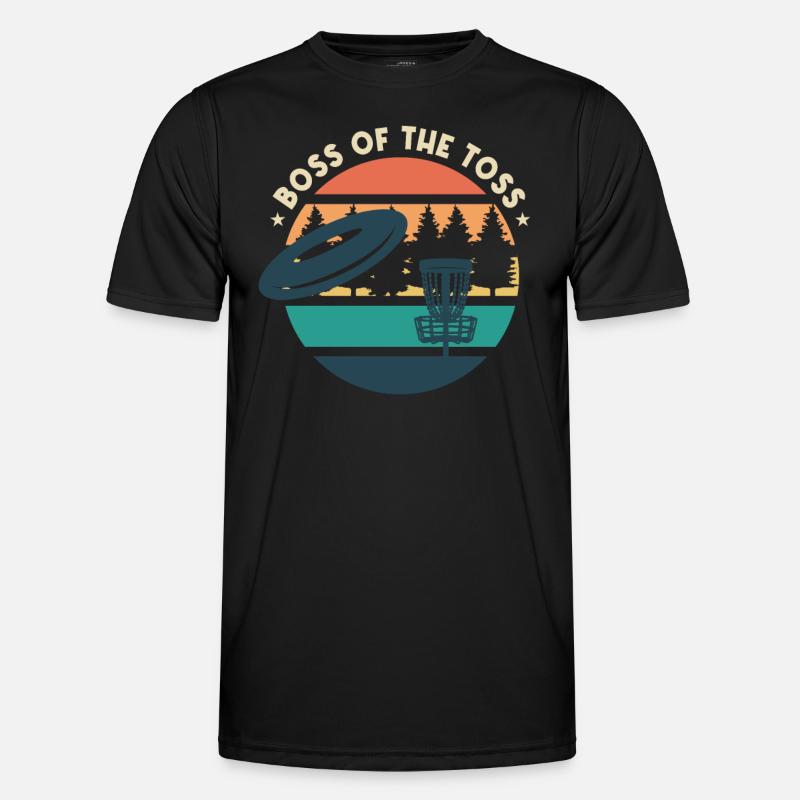 Funny Disc Golf Humor - Men's Functional T-Shirt - black
