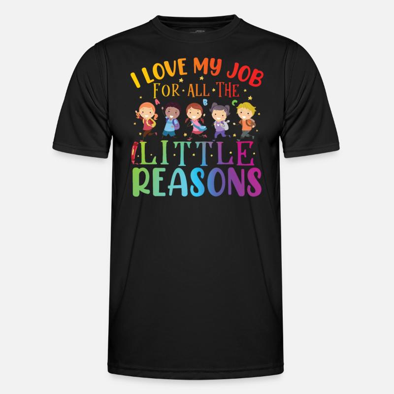 Teacher Assistant Educator Teaching - Männer Funktions-T-Shirt - Schwarz
