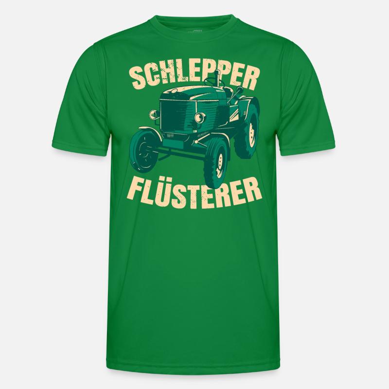 Schlepper Flüsterer Männer Funktions-T-Shirt