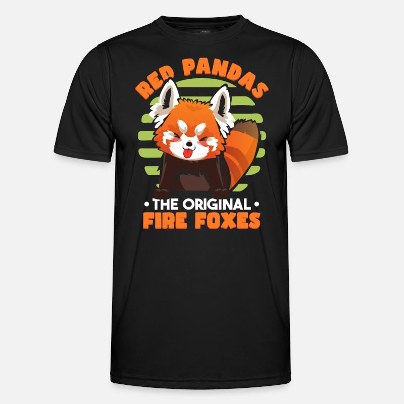 Panda roux mignon T-shirt sport Homme
