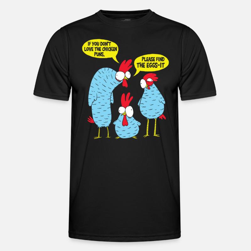 Chicken Puns Men's Functional T-Shirt