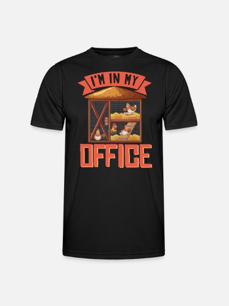 I'm In My Office - Men's Functional T-Shirt - black