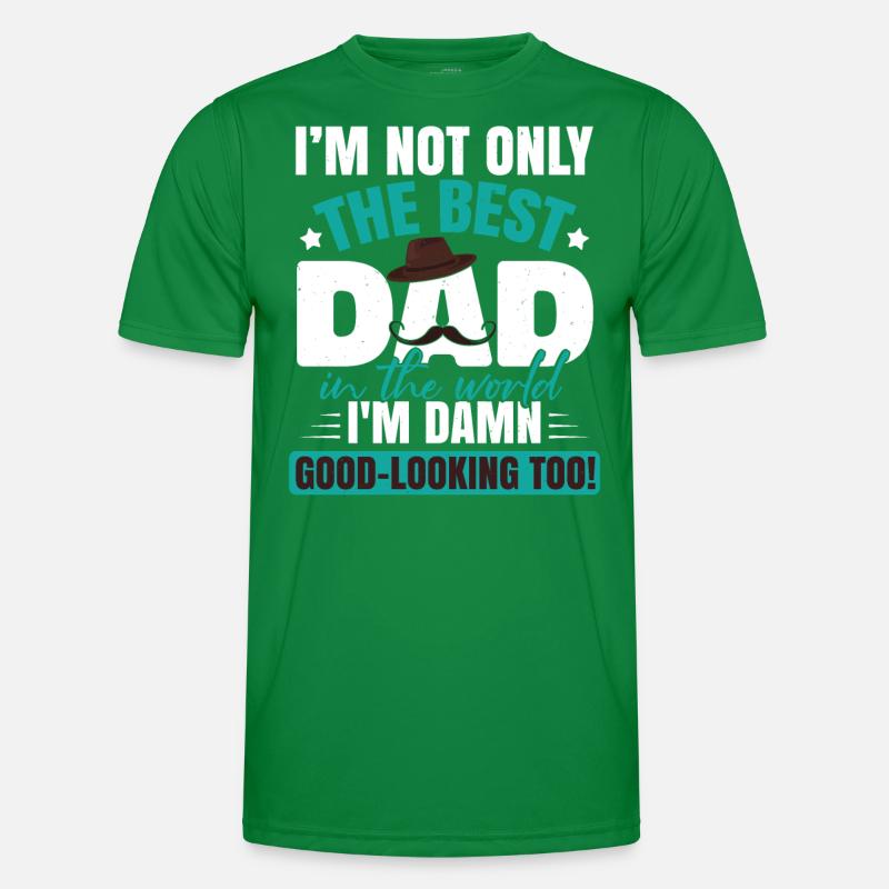Ich bin der beste Vater Männer Funktions-T-Shirt