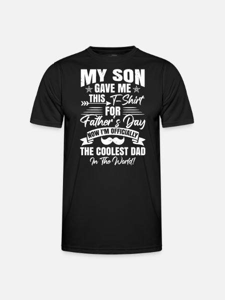 Mon fils m’a donné ceci - T-shirt sport Homme - noir