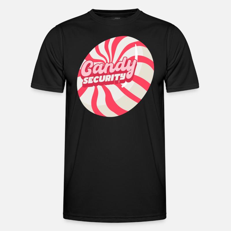 Candy Security - Men's Functional T-Shirt - black
