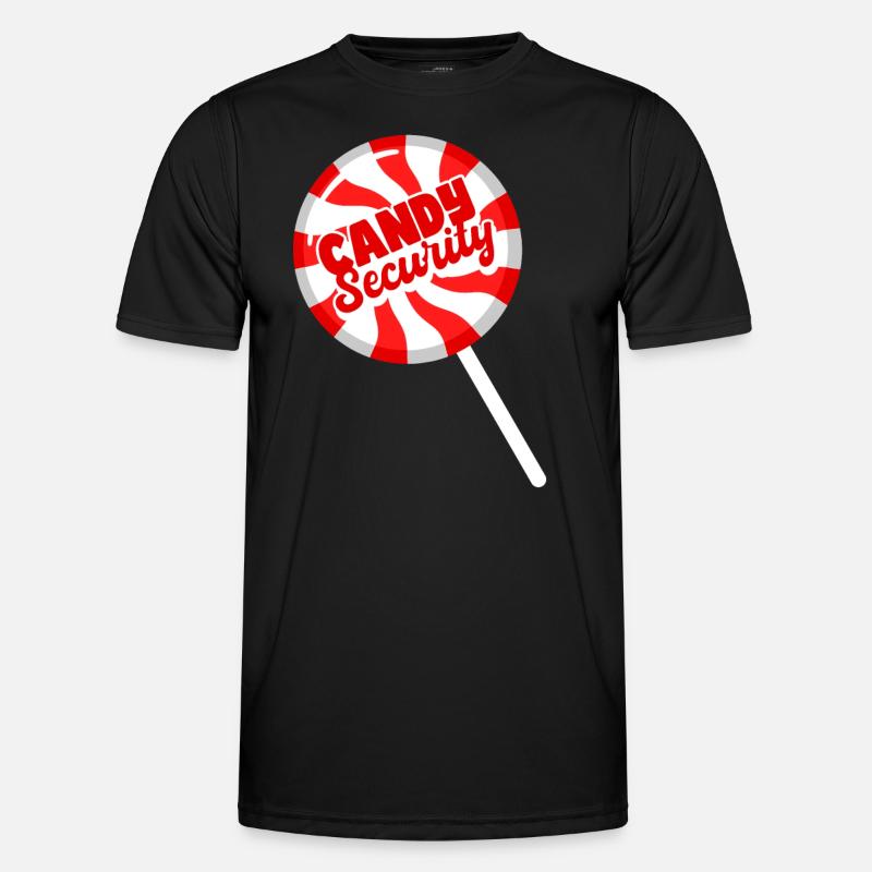 Candy Security - Men's Functional T-Shirt - black