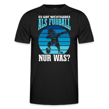 Dabbender Fußballer Dab Fußball Fan - Männer Funktions-T-Shirt - Schwarz - Vorne - AI Model Male 178 dark (178cm)