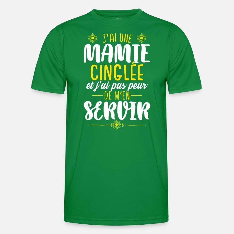 J'Ai Une Mamie Cinglée T-shirt sport Homme