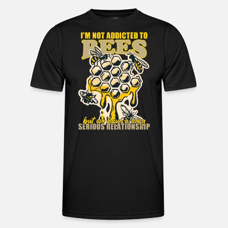 Beekeeping Nectar Honey Apiary Honeycomb Men's Functional T-Shirt