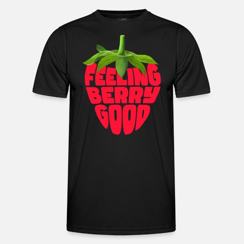Feeling Berry Good Strawberry Männer Funktions-T-Shirt