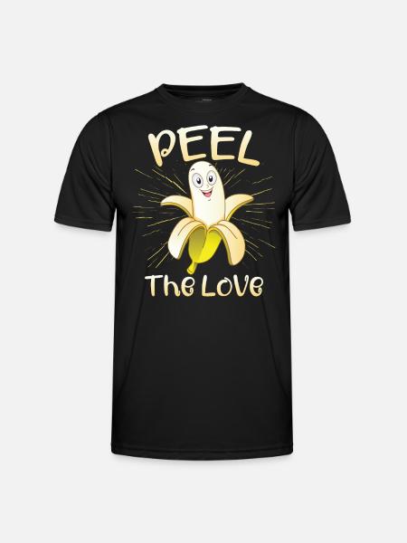 Peel The Love - Men's Functional T-Shirt - black