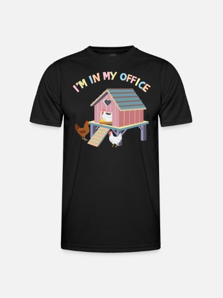 I'm In My Office - Men's Functional T-Shirt - black