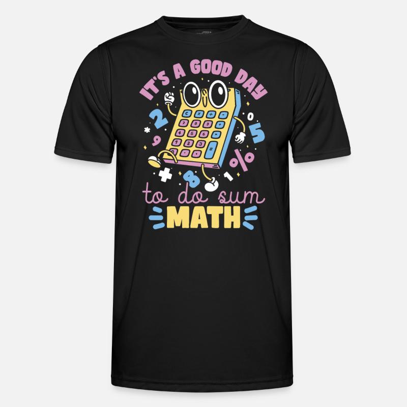 Citation d’un professeur de mathématiques T-shirt sport Homme