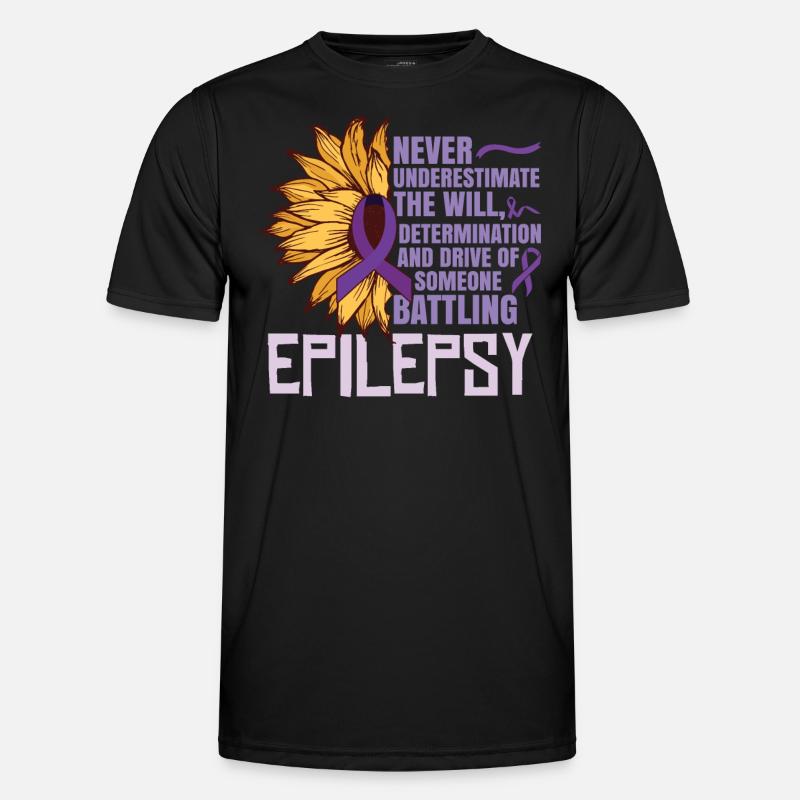 Combattant de l’épilepsie T-shirt sport Homme