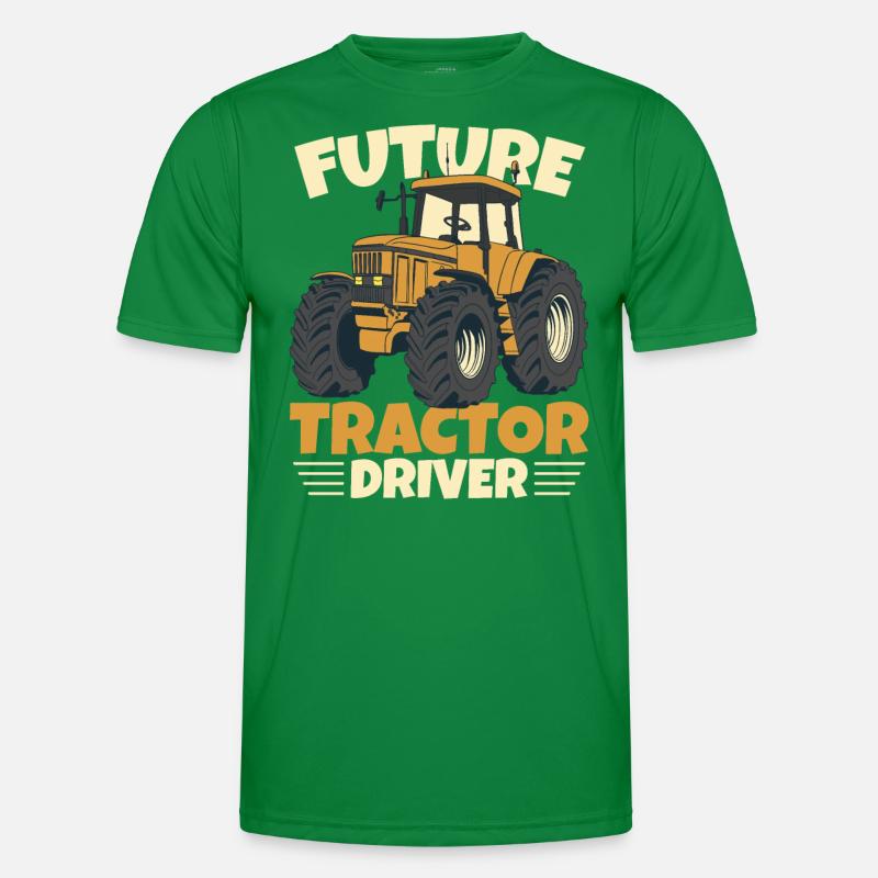 Künftiger Traktorfahrer Männer Funktions-T-Shirt