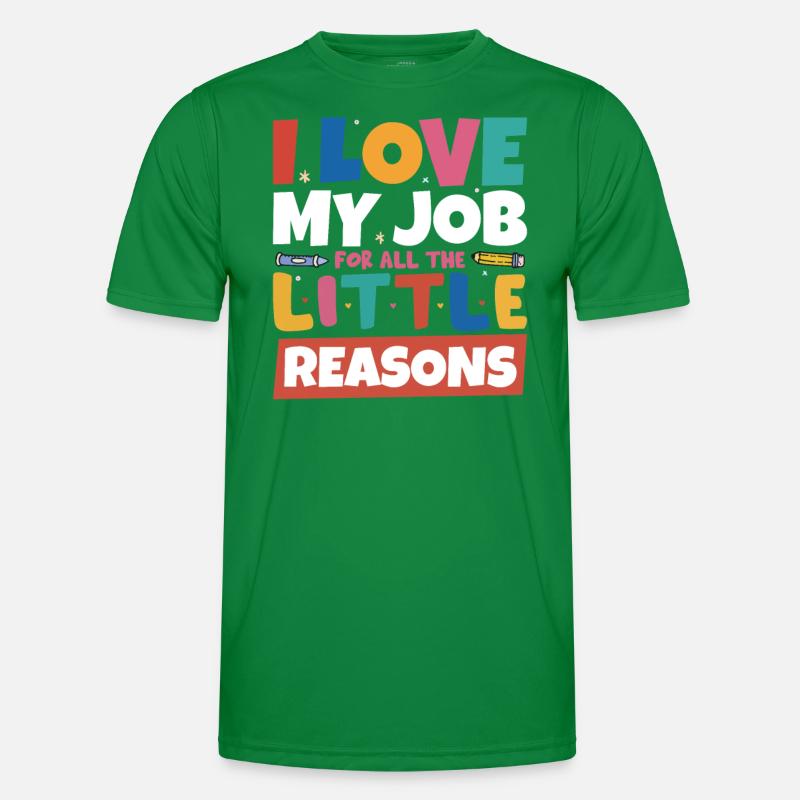 Netter Schullehrer Männer Funktions-T-Shirt