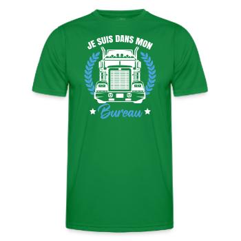 Poids Lourd - T-shirt sport Homme - vert - Devant - AI Model Male 178 dark (178cm)