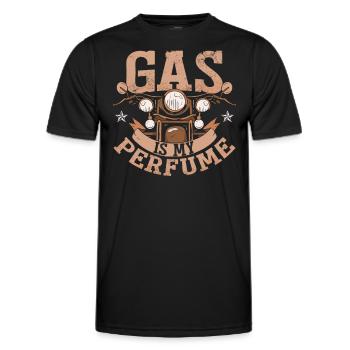 Gas ist mein Parfüm - Männer Funktions-T-Shirt - Schwarz - Vorne - AI Model Male 178 dark (178cm)