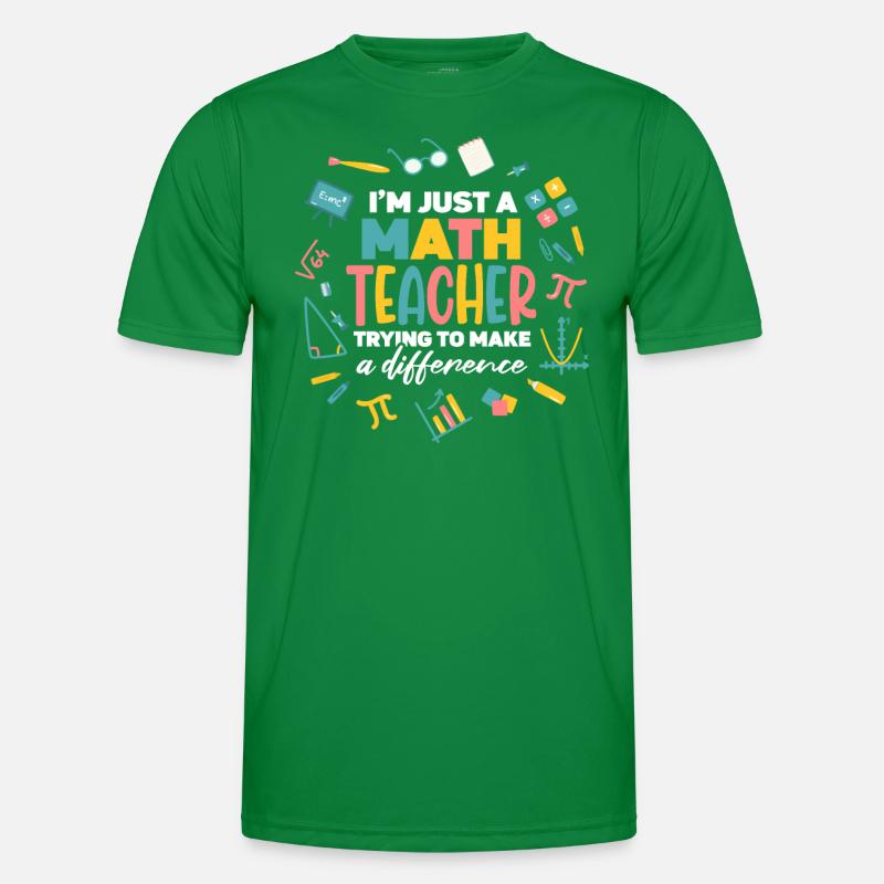 Ich bin ein Mathelehrer, der versucht, einen Unterschied zu machen Männer Funktions-T-Shirt