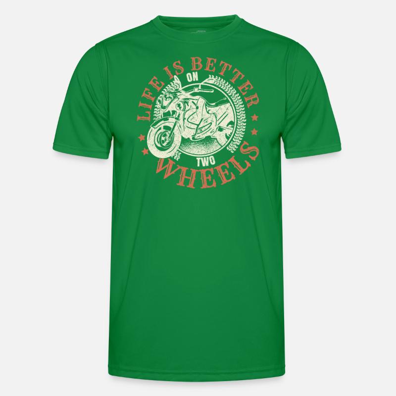 Life Is Better On Two Wheels Men's Functional T-Shirt
