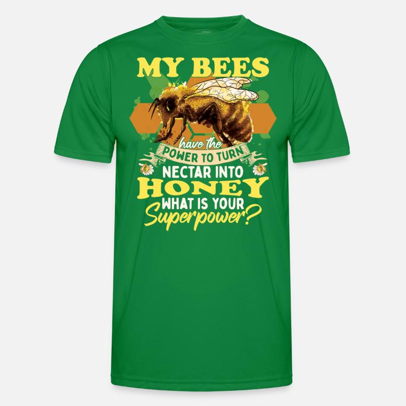 My Bees Turn Nectar Into Honey Men's Functional T-Shirt