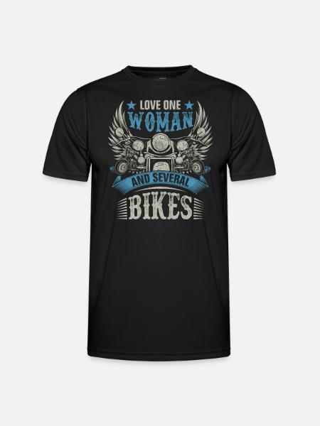 Love Several Bikes - Men's Functional T-Shirt - black