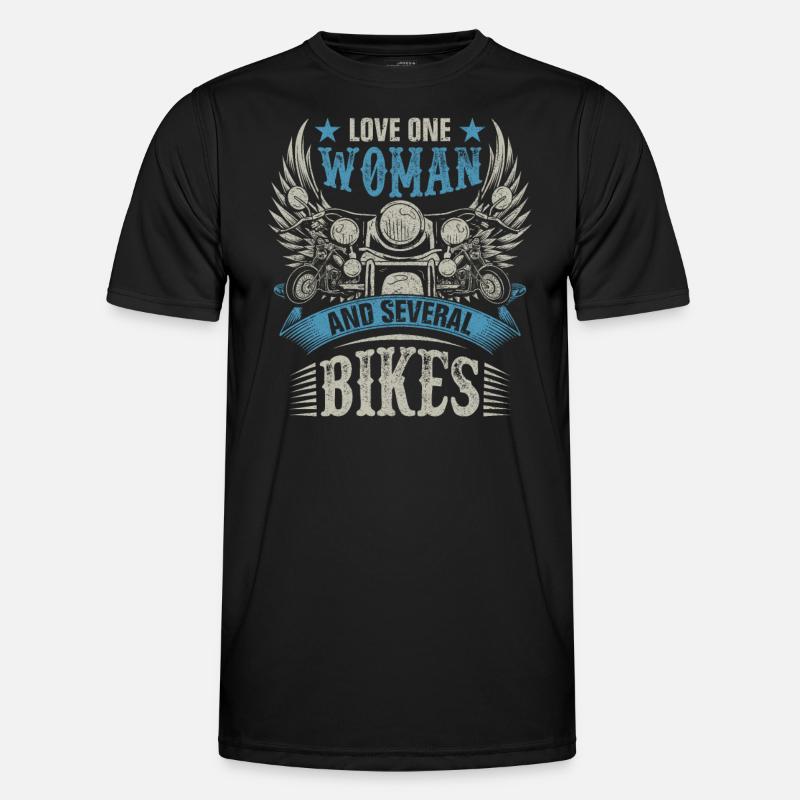 Love Several Bikes - Men's Functional T-Shirt - black