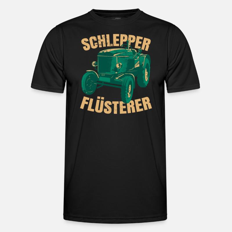 Schlepper Flüsterer Männer Funktions-T-Shirt