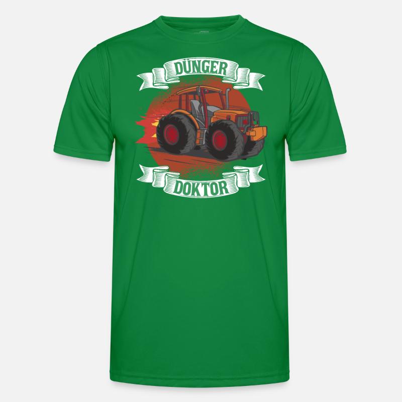 Dünger Doktor Männer Funktions-T-Shirt