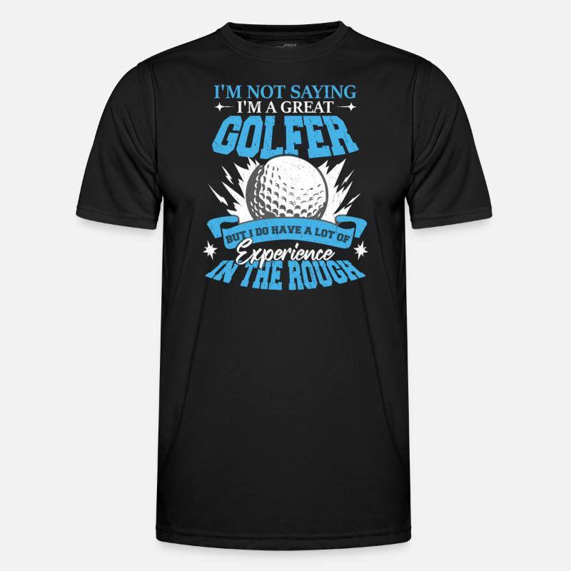 Ich bin ein großartiger Golfer Männer Funktions-T-Shirt