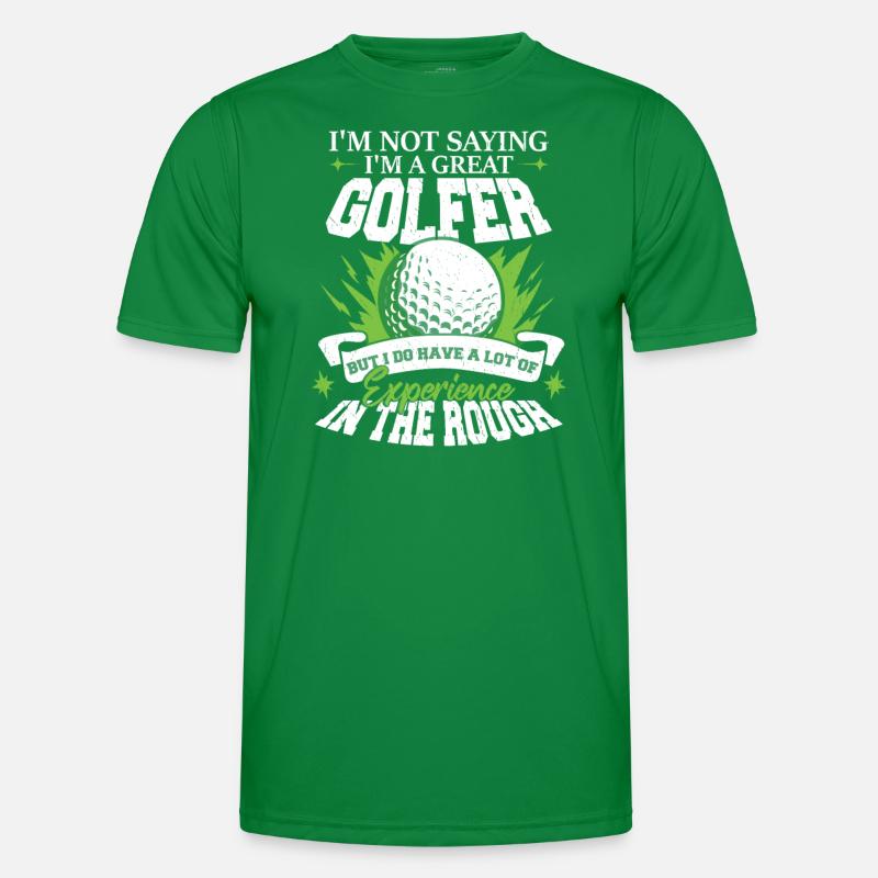 Ich bin ein großartiger Golfer Männer Funktions-T-Shirt