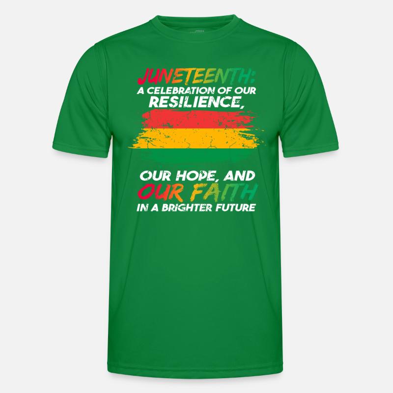 Juneteenth Célébration de la Journée de la liberté T-shirt sport Homme