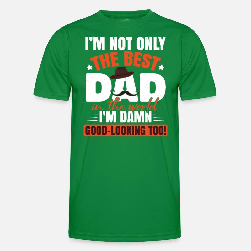 Bester Papa Männer Funktions-T-Shirt