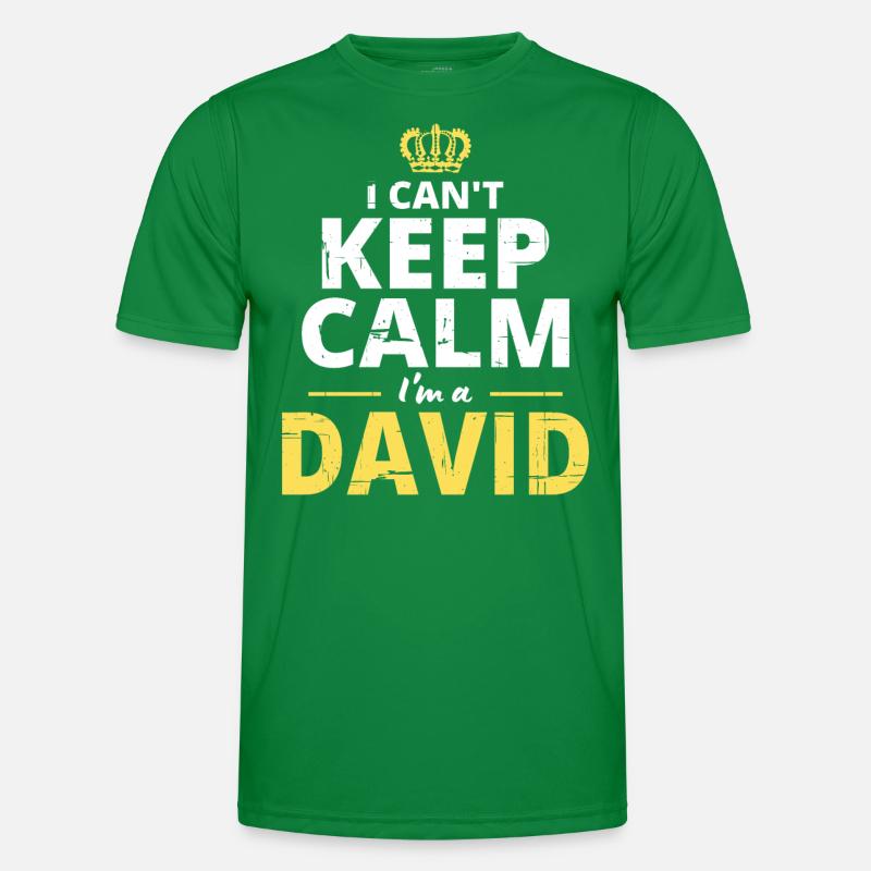 Ich bin ein David Männer Funktions-T-Shirt