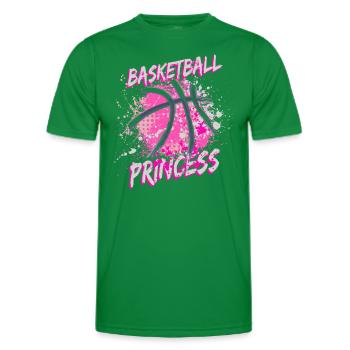 Princesse du basket-ball - T-shirt sport Homme - vert - Devant - AI Model Male 178 dark (178cm)