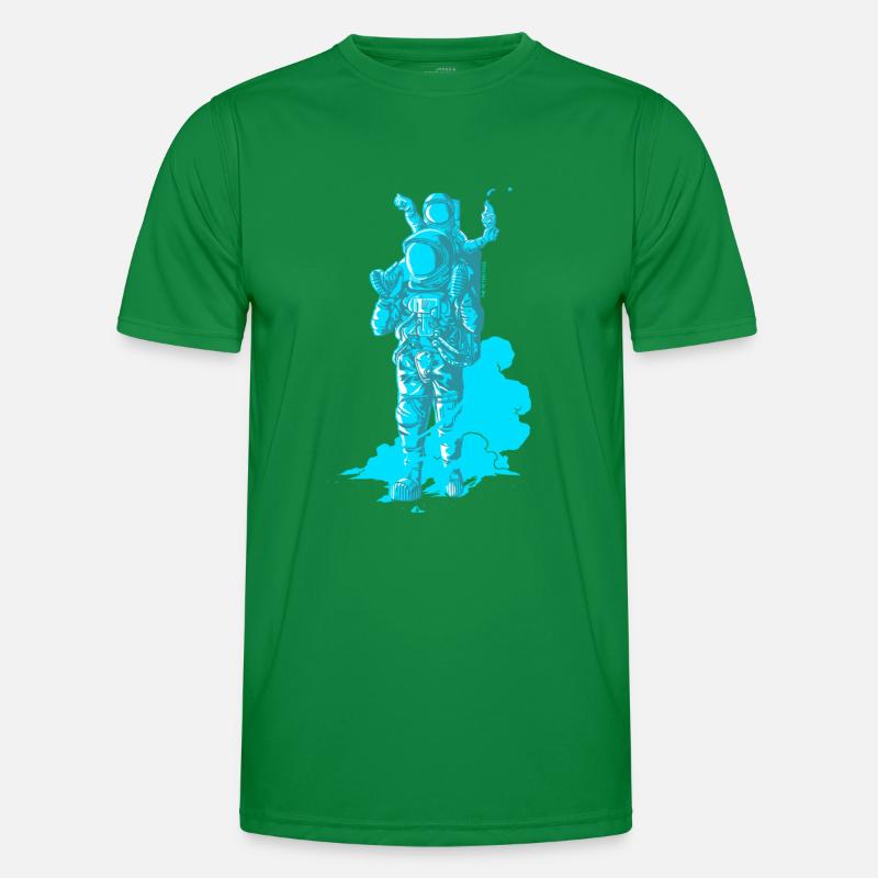 Onwards, Raum Dad! Männer Funktions-T-Shirt