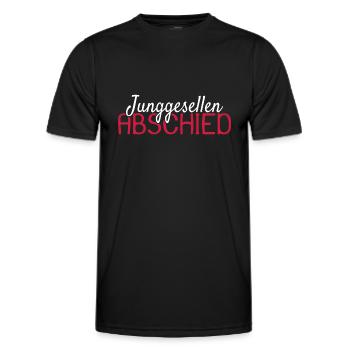Junggesellen Abschied - Männer Funktions-T-Shirt - Schwarz - Vorne - AI Model Male 178 dark (178cm)