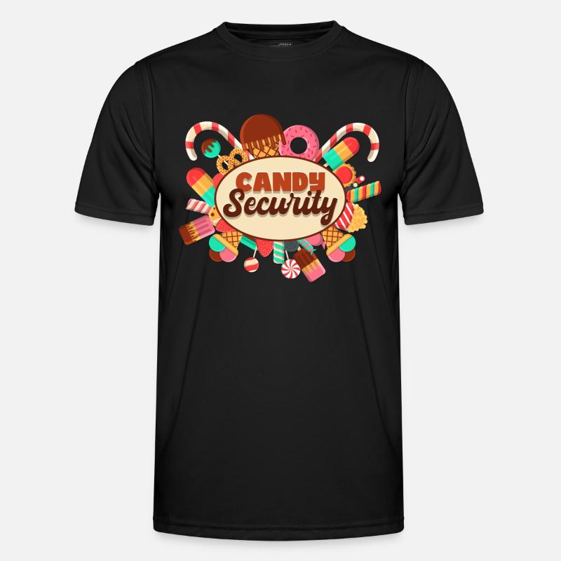Candy Security - Men's Functional T-Shirt - black