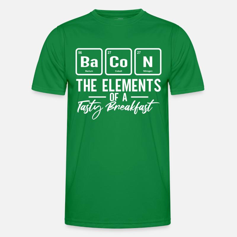 Bacon Element Professeur de chimie Chimiste T-shirt sport Homme