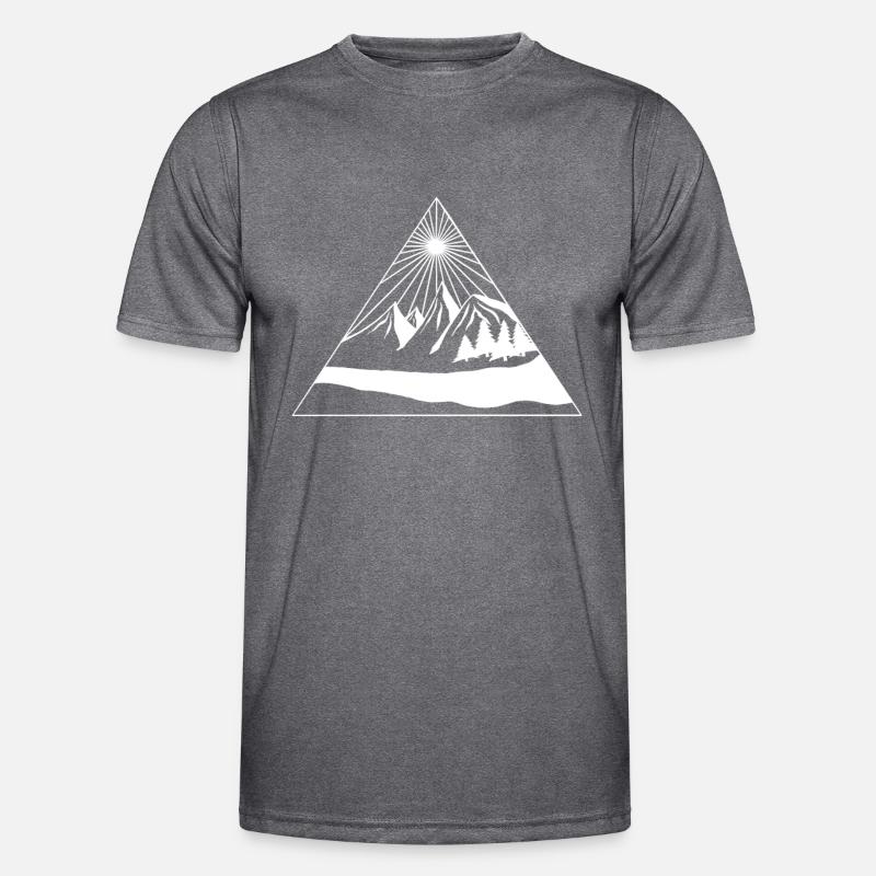 Wanderer Mountains Triangle Men's Functional T-Shirt