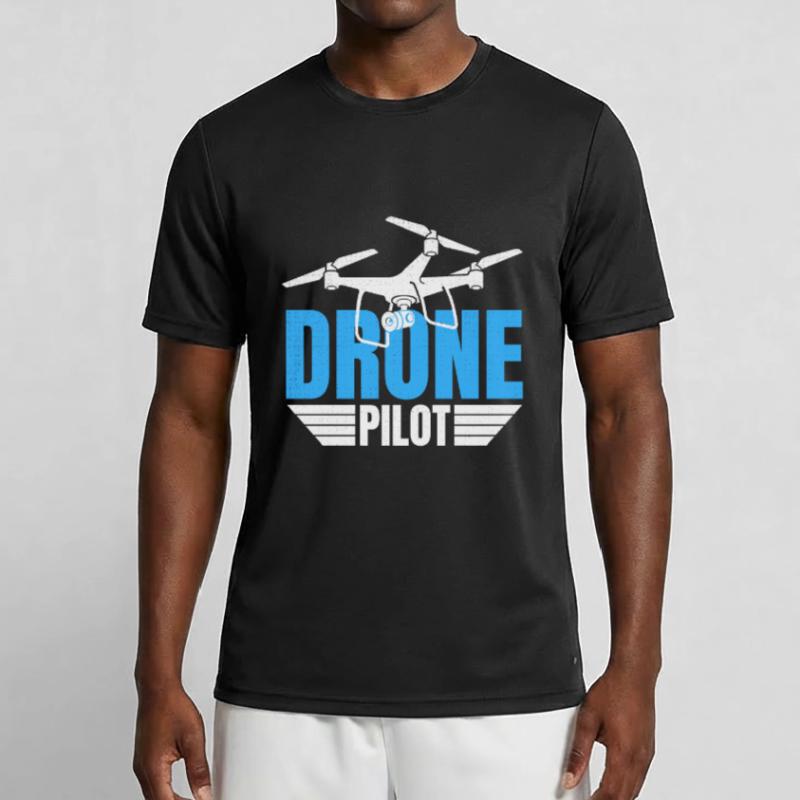 Drone Drone Pilot Drone Operator Quadcopter Men's Functional T-Shirt