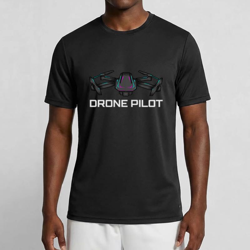 Drone Drone Pilot Drone Operator Quadcopter Men's Functional T-Shirt