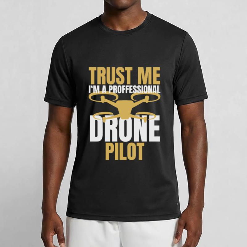 Drone Drone Pilot Drone Operator Quadcopter Men's Functional T-Shirt
