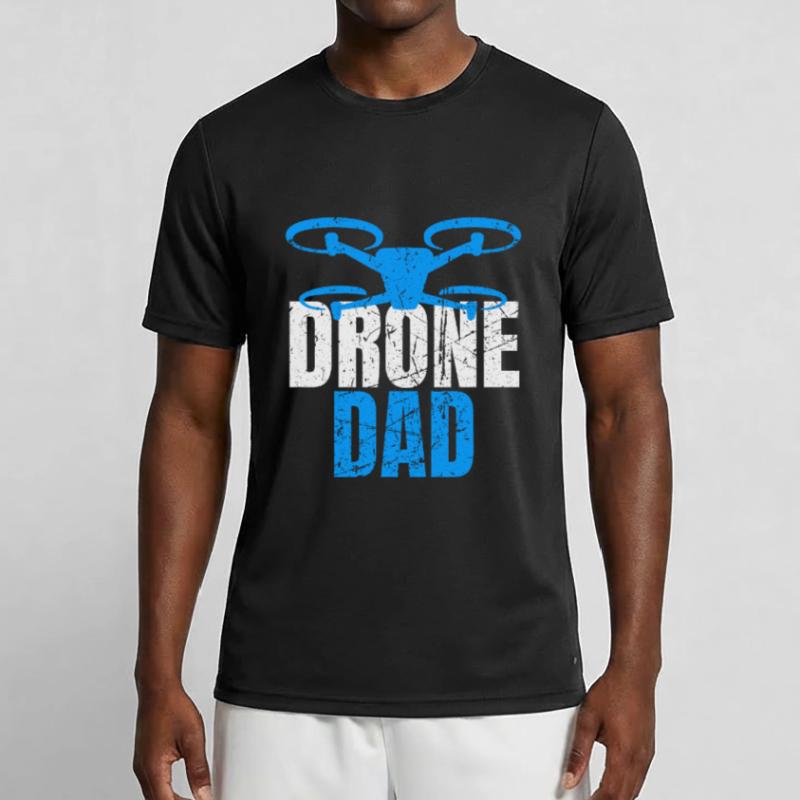 Drone Dad Drone Pilot Drone Operator Men's Functional T-Shirt