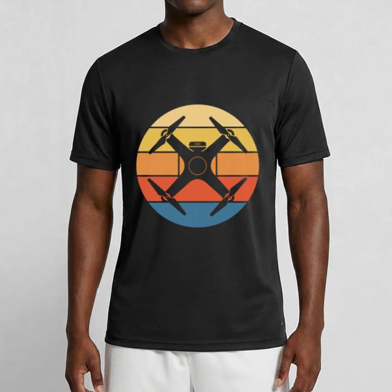 Drone Drone Pilot Drone Operator Quadcopter Men's Functional T-Shirt