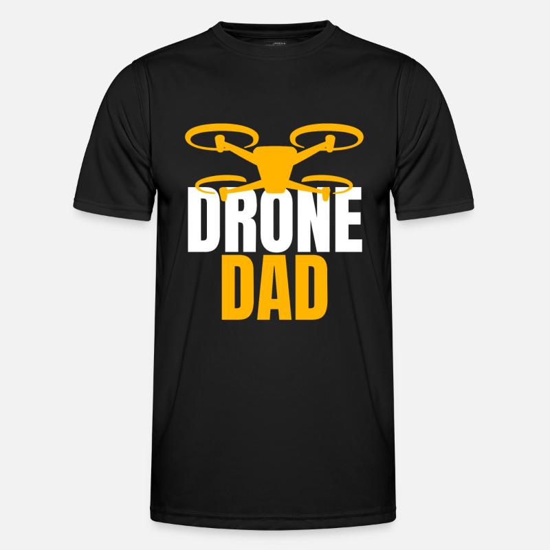 Drone Dad Drohnenpilot Drohnenoperator Männer Funktions-T-Shirt