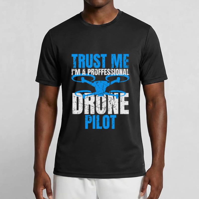 Drone Drone Pilot Drone Operator Quadcopter Men's Functional T-Shirt