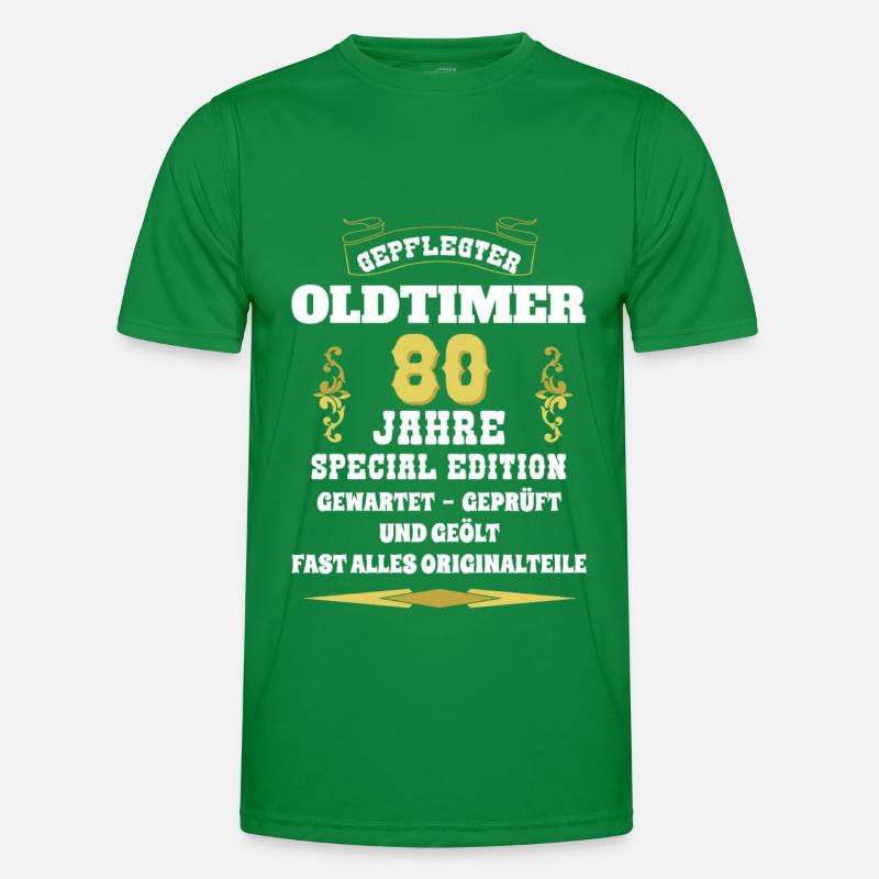 Oldtimer 80 Jahre Männer Funktions-T-Shirt