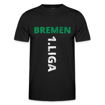 Promotion Brême 1.Liga - T-shirt sport Homme - noir - Devant - AI Model Male 178 dark (178cm)