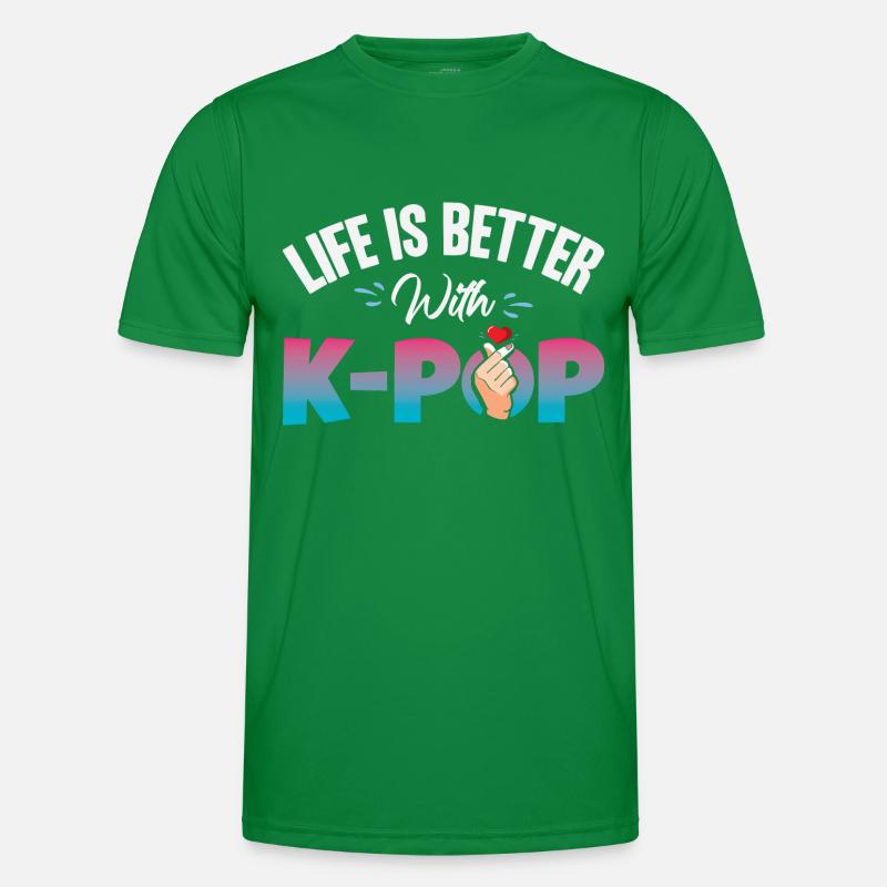 K-Pop Lover Musique sud-coréenne T-shirt sport Homme
